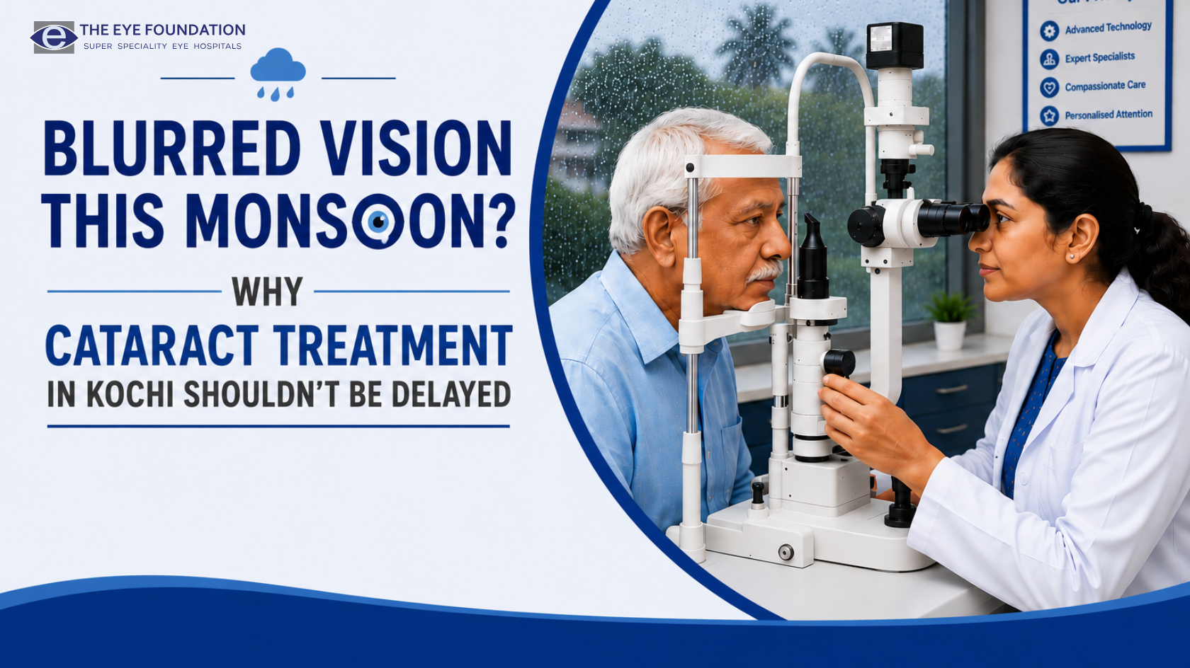 Blurred Vision This Monsoon? Why Cataract Treatment in Kochi Shouldn't Be Delayed