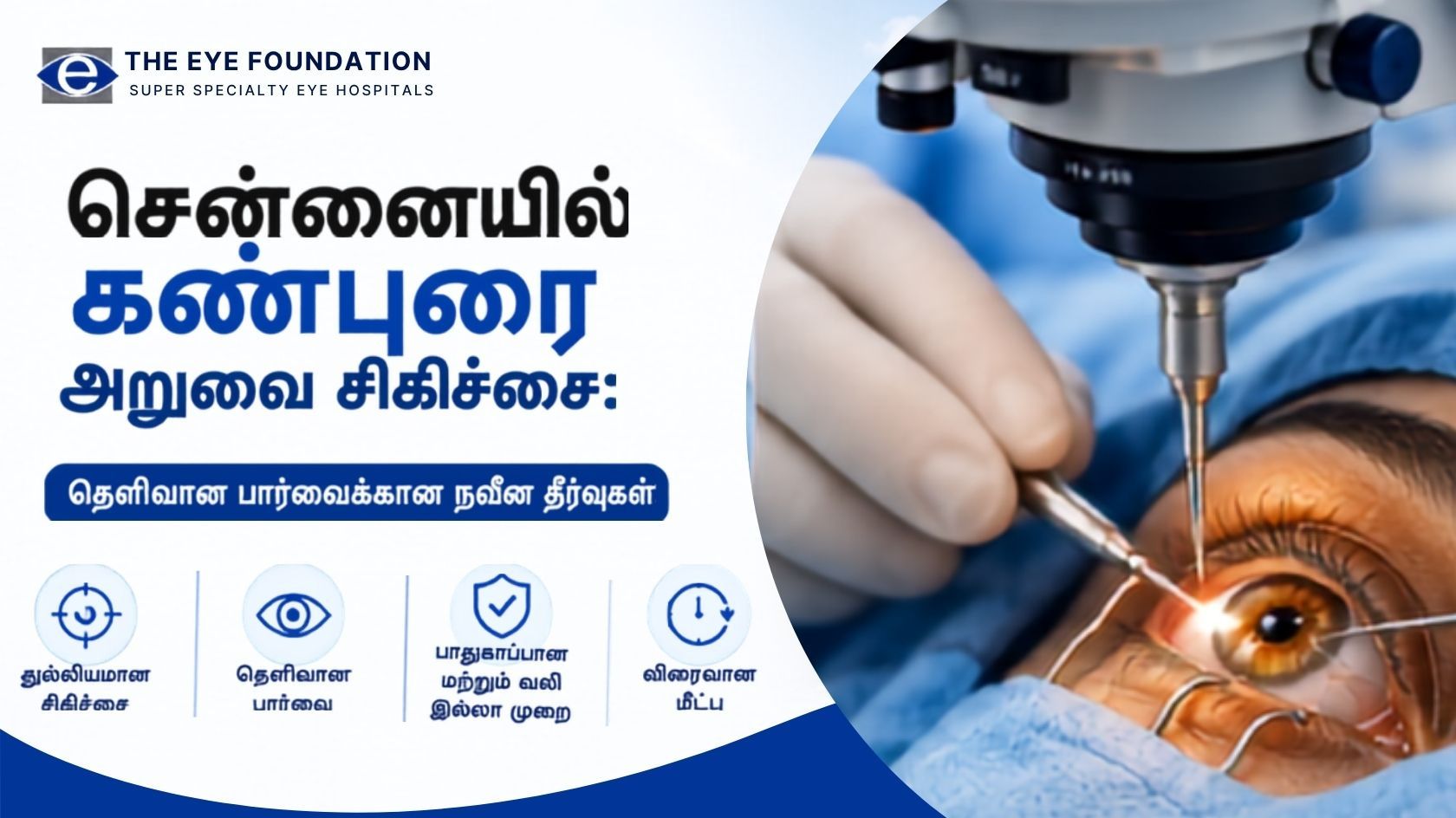 சென்னையில் கண்புரை அறுவை சிகிச்சை: தெளிவான பார்வைக்கு நவீன தீர்வுகள்